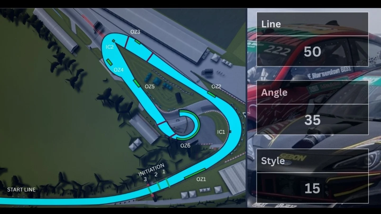 EFVD briefing and track breakdown graphic
